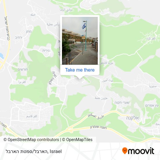 הארבל/סמטת הארבל map