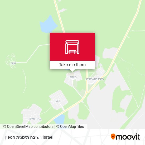 ישיבה תיכונית חספין map