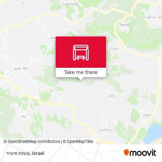 צומת פיוניר map
