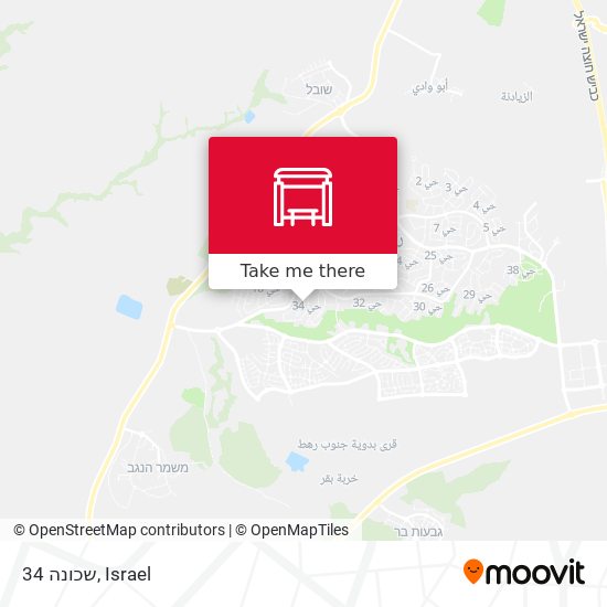 שכונה 34 map