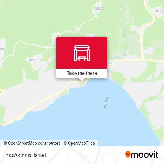 Карта צומת אלמגור