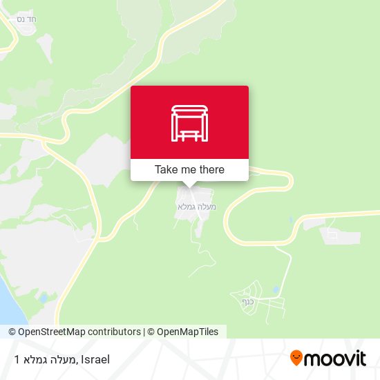 מעלה גמלא 1 map