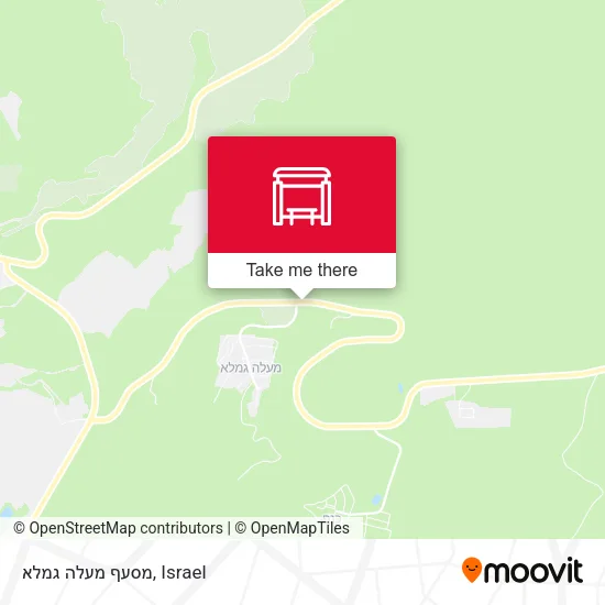 Карта מסעף מעלה גמלא