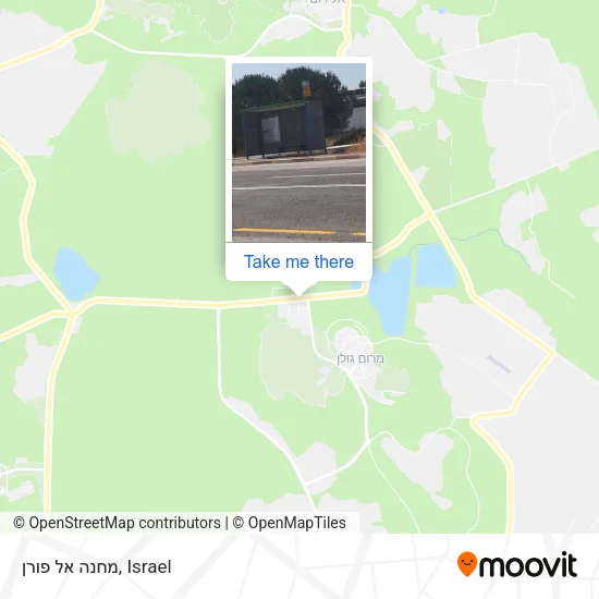 Карта מחנה אל פורן