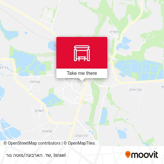 שד. הארבעה/מוטה גור map