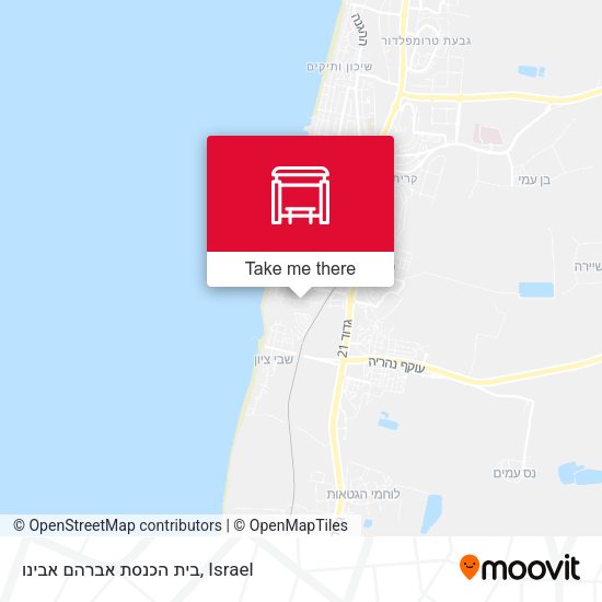 בית הכנסת אברהם אבינו map