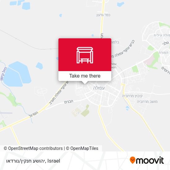 יהושע חנקין/נורדאו map