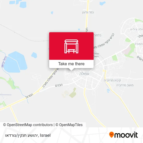 Карта יהושע חנקין/נורדאו