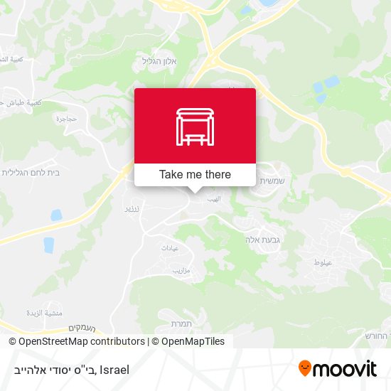 בי''ס יסודי אלהייב map