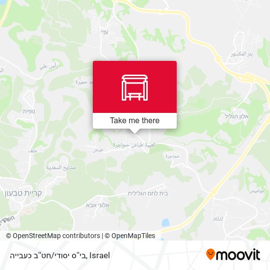בי''ס יסודי/חט''ב כעבייה map