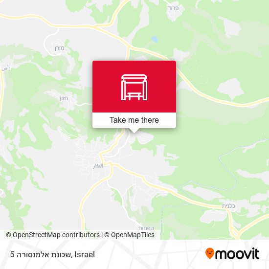שכונת אלמנסורה 5 map