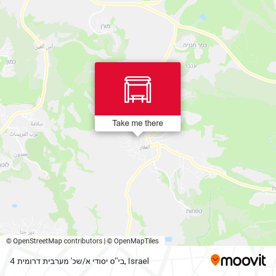 בי''ס יסודי א / שכ' מערבית דרומית 4 map