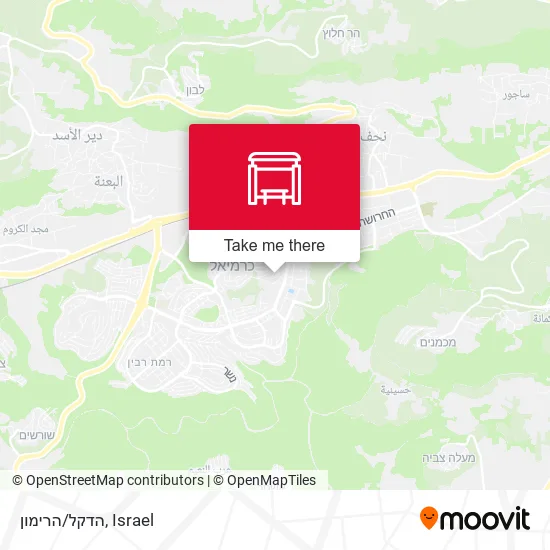 Карта הדקל/הרימון