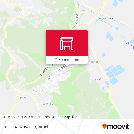 הדודאים/ההרדופים map