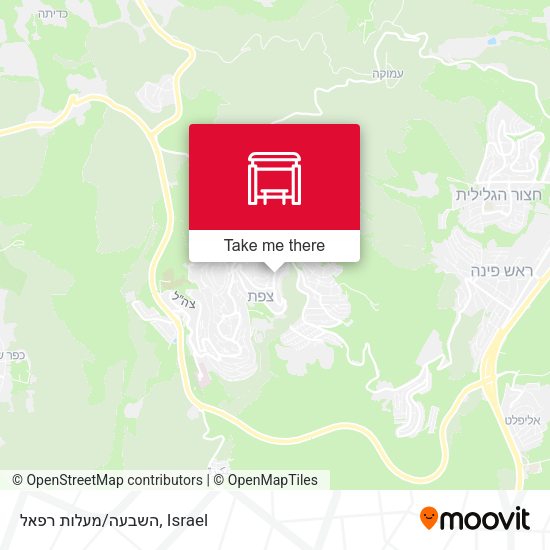 השבעה/מעלות רפאל map