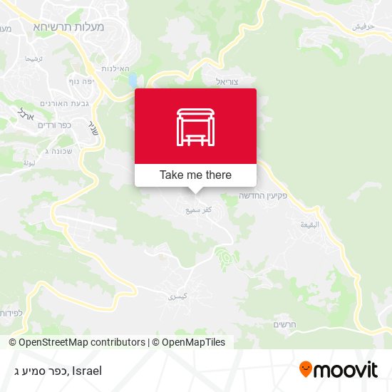 כפר סמיע ג map