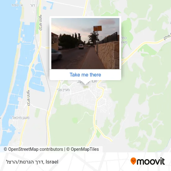 Карта דרך הגרנות/הרצל