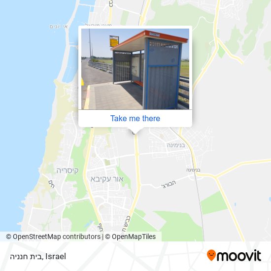 בית חנניה map