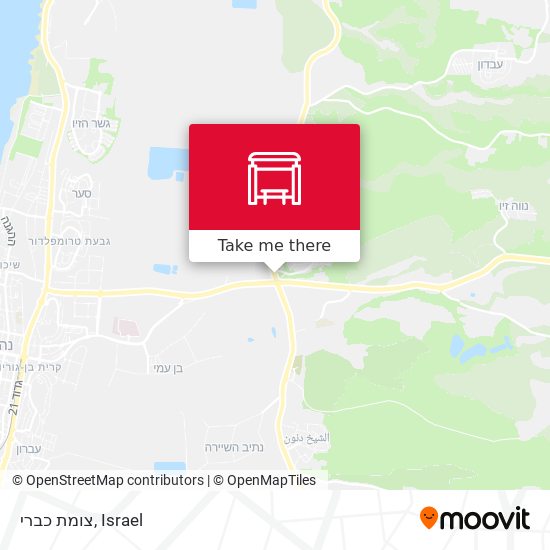 צומת כברי map