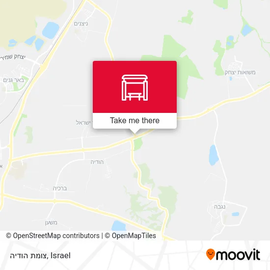 Карта צומת הודיה