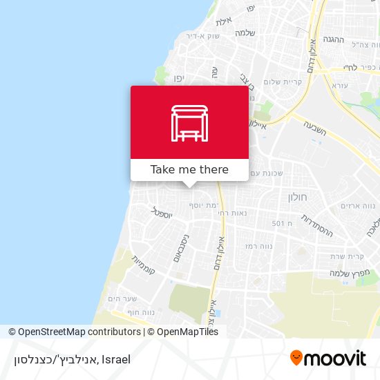 אנילביץ'/כצנלסון map