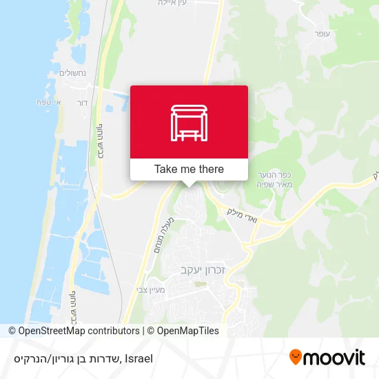Карта שדרות בן גוריון/הנרקיס