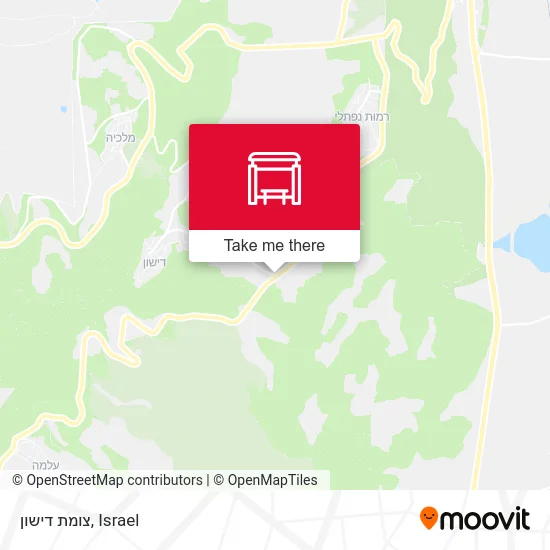 Карта צומת דישון