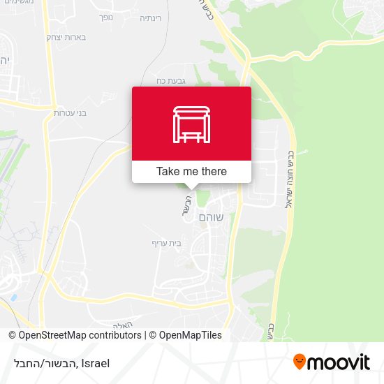 Карта הבשור/החבל