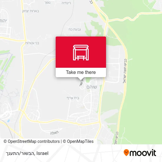 Карта הבשור/התענך