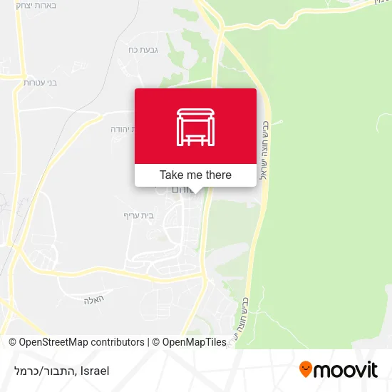 התבור/כרמל map