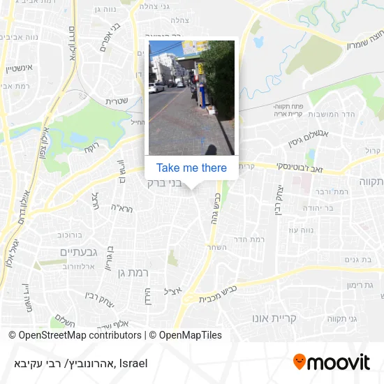 Карта אהרונוביץ/ רבי עקיבא