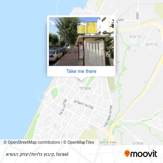 קיבוץ גלויות/יצחק הנשיא map