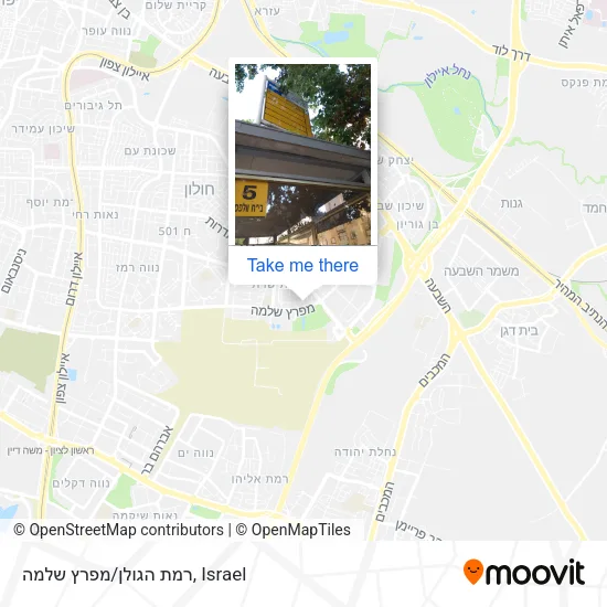Карта רמת הגולן/מפרץ שלמה