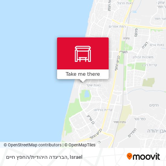 Карта הבריגדה היהודית/החפץ חיים