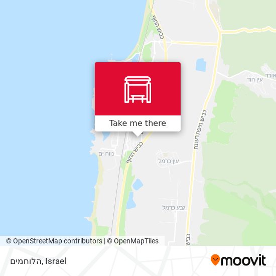 הלוחמים map