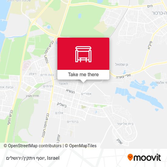 יוסף ויתקין/ירושלים map