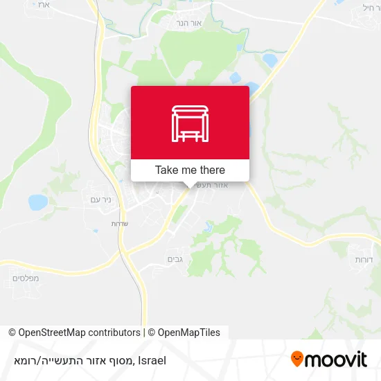 Карта מסוף אזור התעשייה/רומא