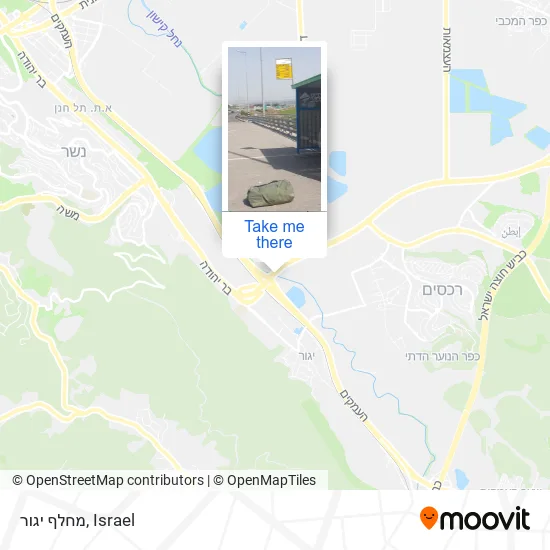 Карта מחלף יגור