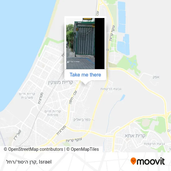 Карта קרן היסוד/רחל