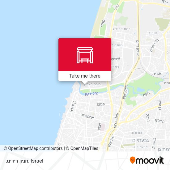 חניון רידינג map