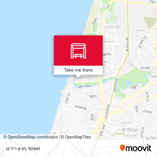 Карта חניון רידינג