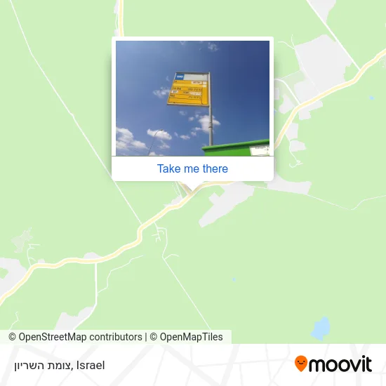 Карта צומת השריון