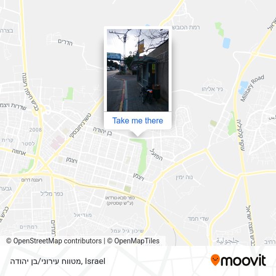 מטווח עירוני/בן יהודה map