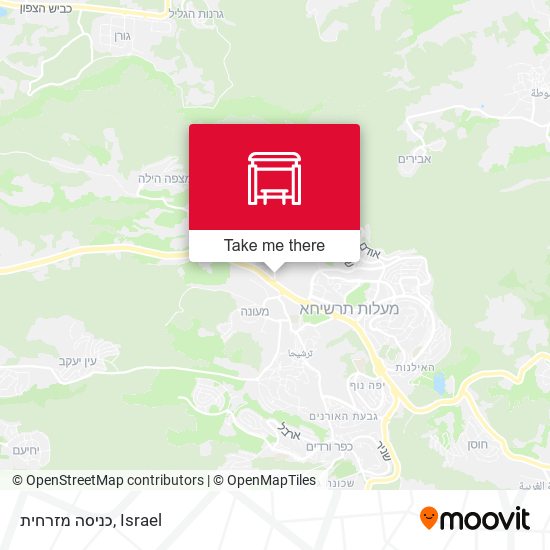 כניסה מזרחית map