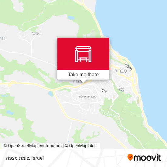 Карта צומת מצפה