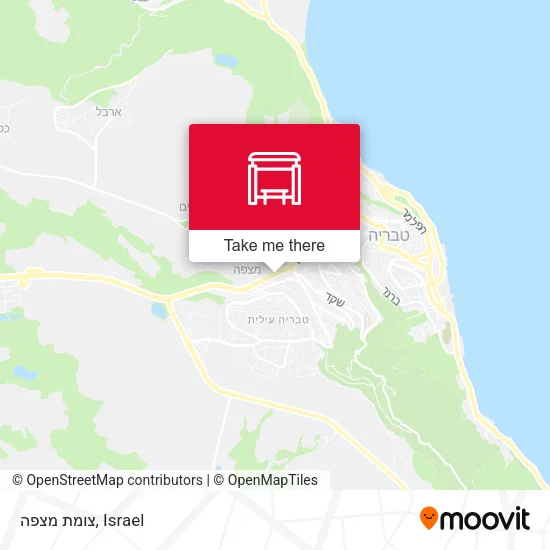 Карта צומת מצפה