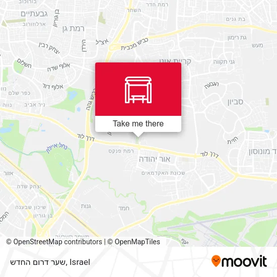 Карта שער דרום החדש