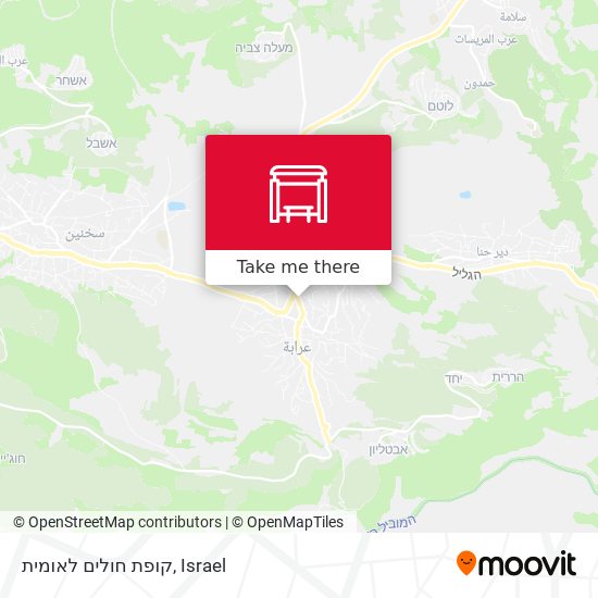 קופת חולים לאומית map