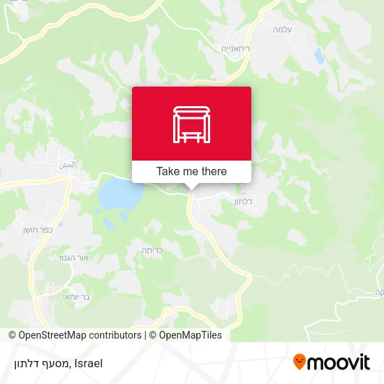 Карта מסעף דלתון