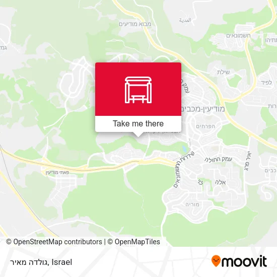 Карта גולדה מאיר